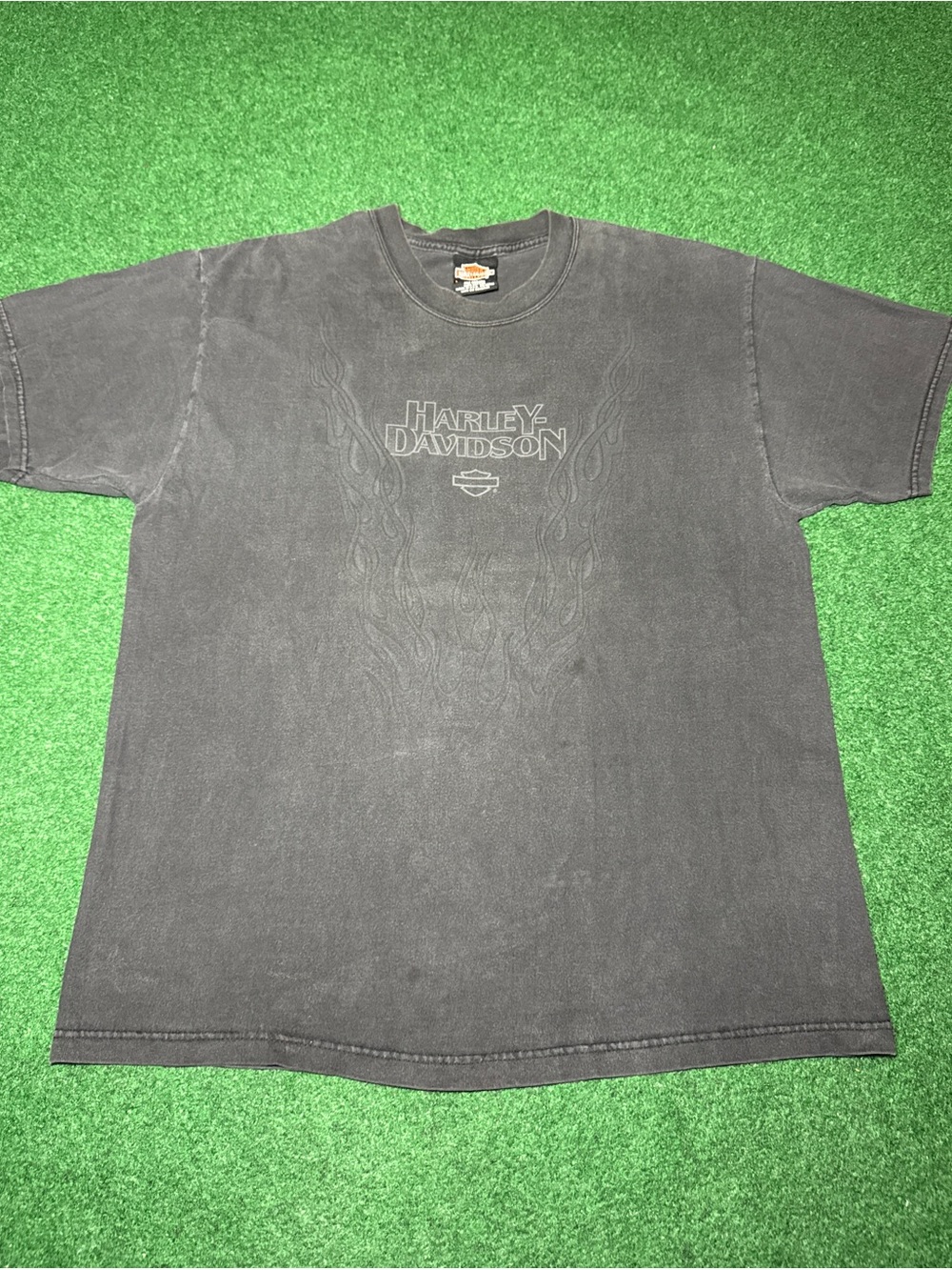 Vintage 90s Y2K Harley Davidson Flame T-shirt, West Coast Choppers Style Trendy